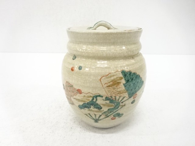 JAPANESE COLLECTIBLE / IROE / FAN / WATER JAR